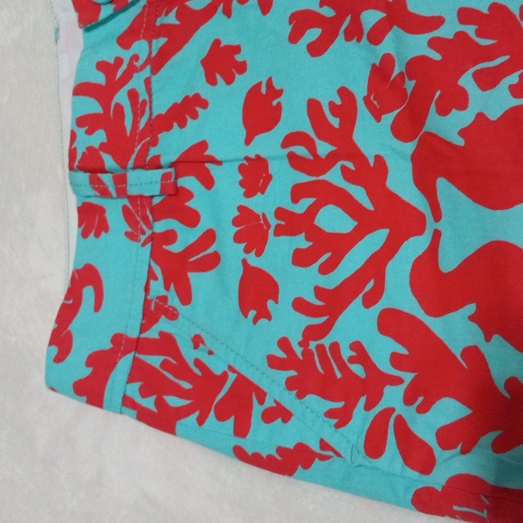 Lilly Pulitzer Callahan Shorts in Shorely Blue Don't Be Shellfish NWT - Picture 3 of 13